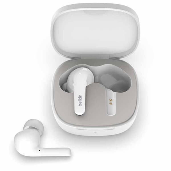 Belkin Soundform Flow Trådlösa Hörlurar Vit