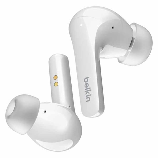 Belkin Soundform Flow Trådløse Hovedtelefoner Hvid