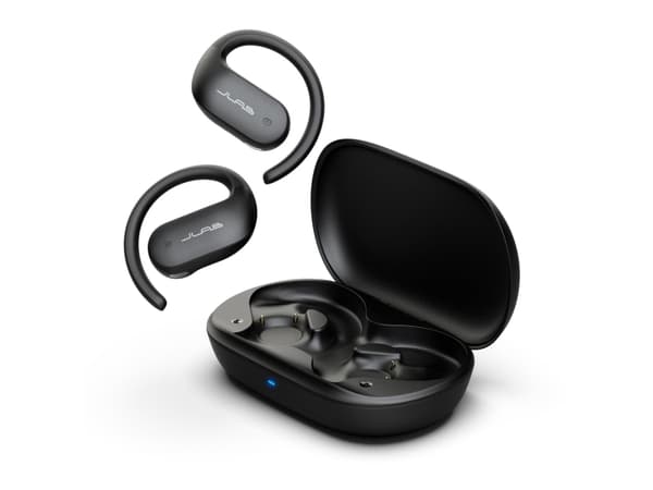 JLab Open Sport, True Wireless Stereo (TWS), 20 - 20000 hz, Samtal/musik/sport/vardag, Hörlurar, Svart