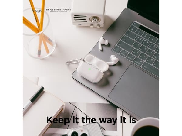 Elago Elago AirPods Pro 2 Hang TPU Shell Case - Carabiner Case for AirPods Pro 2 läpinäkyvä - Turvallisuustakuu - Yksinkertaiset osamaksut Ilmainen t