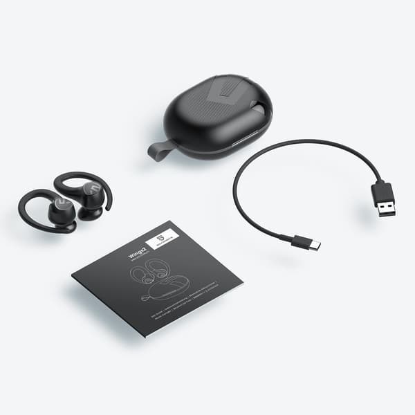 Soundpeats Wings 2 Tws Hovedtelefoner Sort