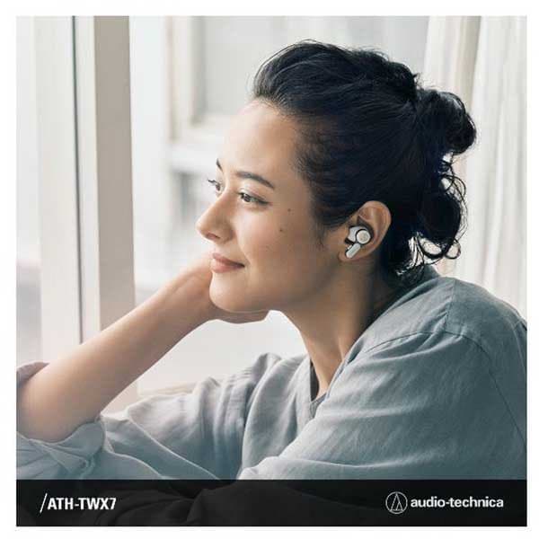Audio Technica Twx7 Trådløse Hovedtelefoner Hvid