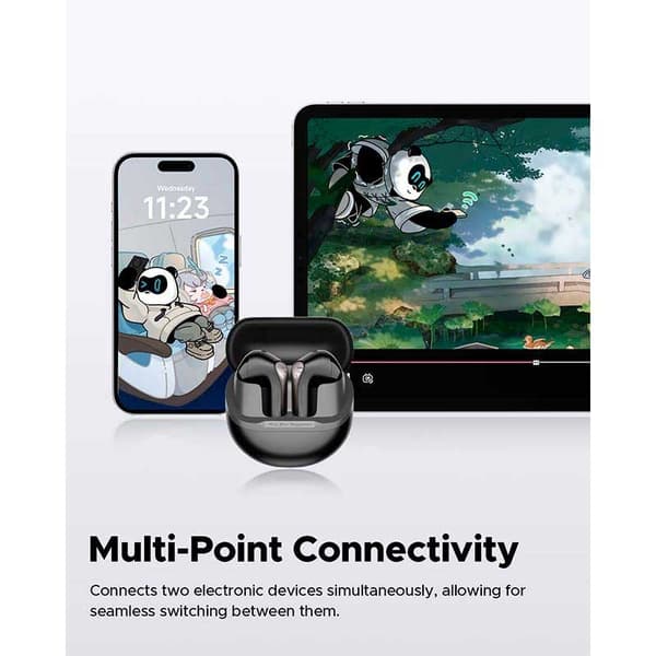 Soundpeats Air5 Tws Hovedtelefoner Sort