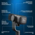 Miniatyrbild 6 av 6: Mikrofon Logitech 988-000565 Svart