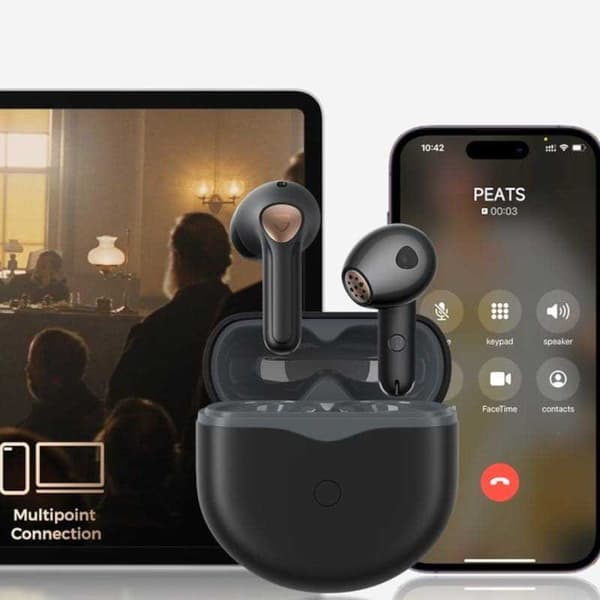 Soundpeats Air 4 Tws Hovedtelefoner Sort