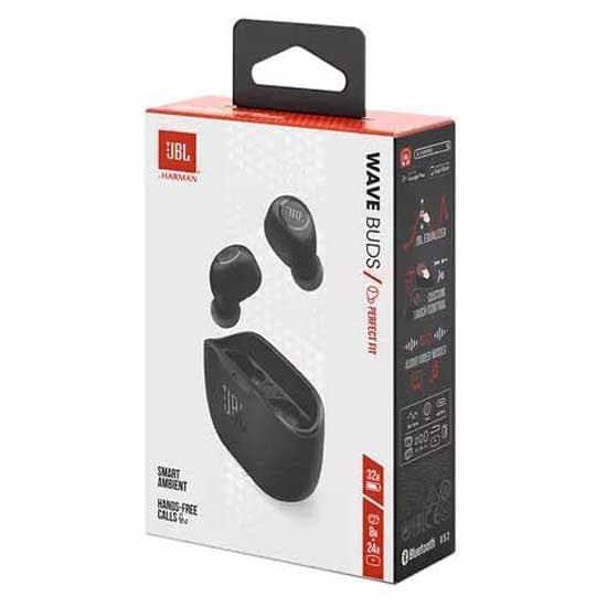 Jbl Wave Buds Trådløse Hovedtelefoner Sort
