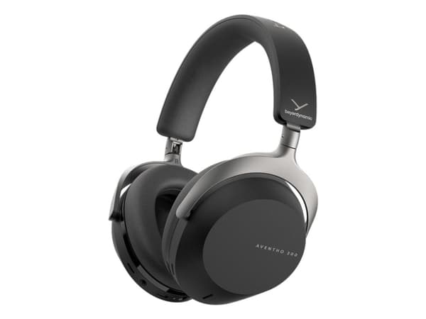beyerdynamic Aventho 300 - Hörlurar med mikrofon - fullstorlek - Bluetooth - trådlös - aktiv brusradering - svart