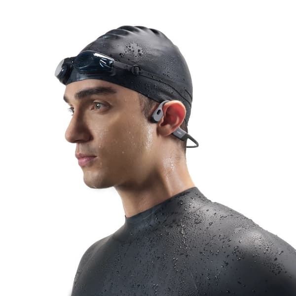 SHOKZ OpenSwim Pro Headset Trådlöst Halsband Sport Bluetooth Grå