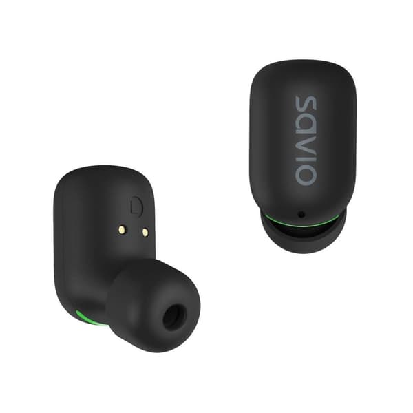 Savio TWS-09 IPX5 hovedtelefoner/headset Trådløse In-ear Musik Bluetooth Sort