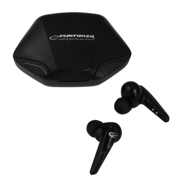 Esperanza EH231K Bluetooth In-Ear hörlurar TWS Svart