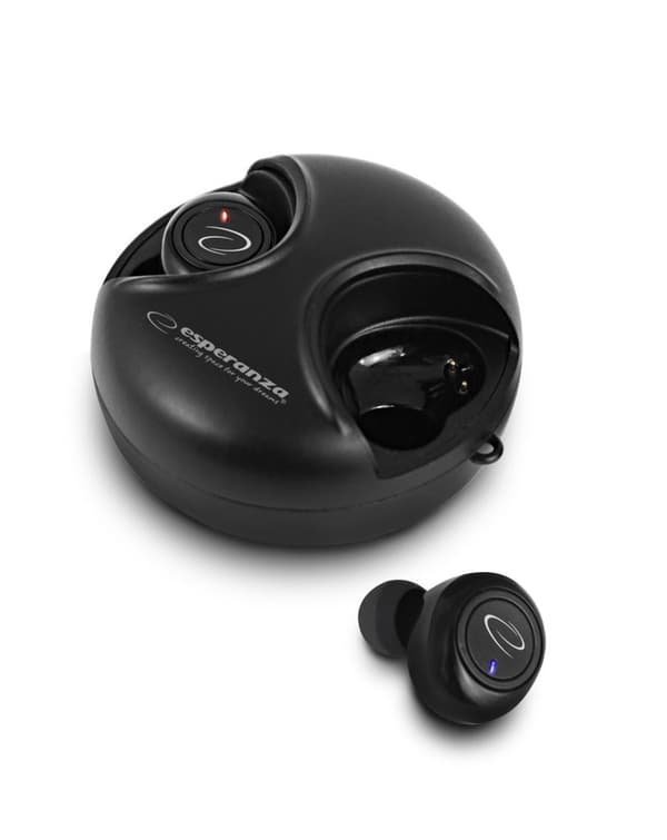 Esperanza EH228K Bluetooth In-Ear hörlurar TWS Svart