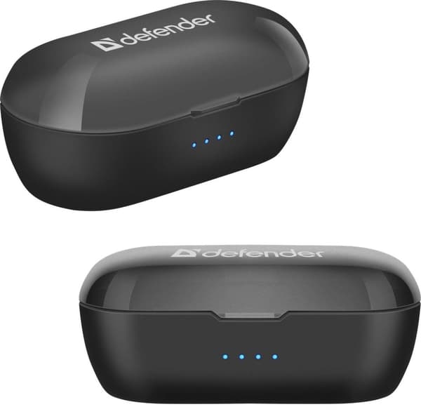 Defender Twins 638 Langattomat Kuulokkeet Nappikuulokkeet Puhelut/Musiikki Bluetooth Musta