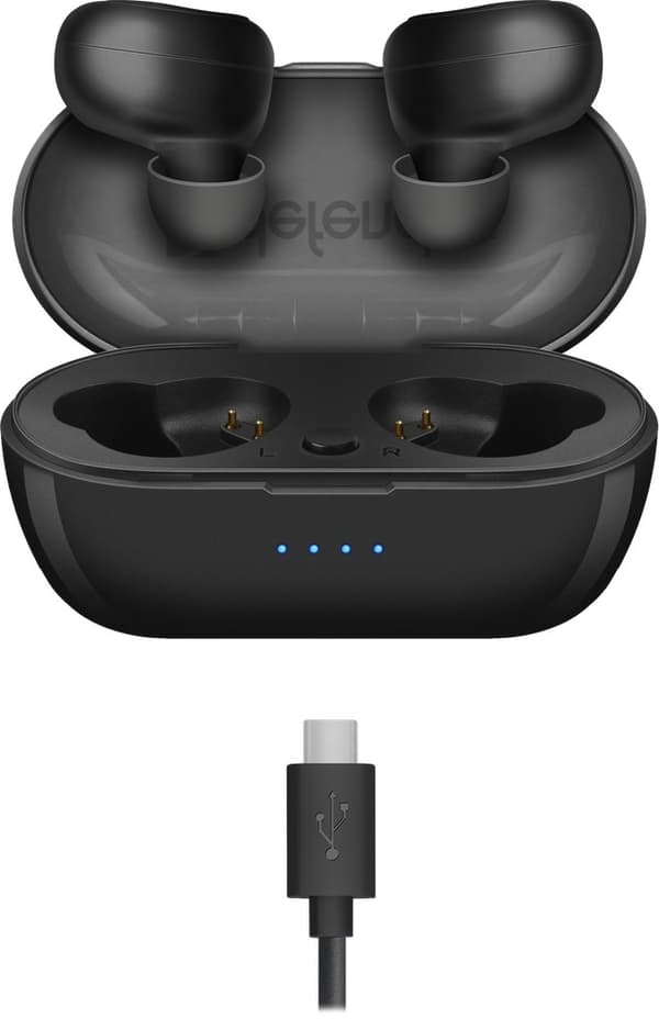 Defender Twins 638 Langattomat Kuulokkeet Nappikuulokkeet Puhelut/Musiikki Bluetooth Musta
