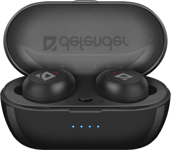 Defender Twins 638 Langattomat Kuulokkeet Nappikuulokkeet Puhelut/Musiikki Bluetooth Musta