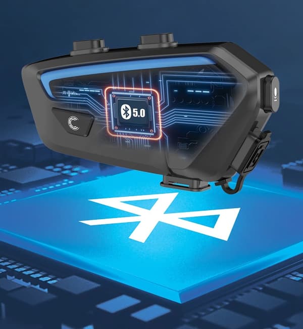 FREEDCONN FX motorcykel intercom Sort