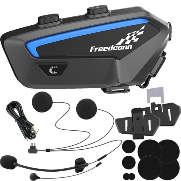 FREEDCONN FX motorcykel intercom Sort