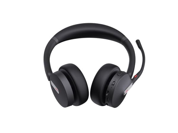 Yealink BH70 Dual - Hodesett - on-ear - Bluetooth - trådløs - USB-A via Bluetooth-adapter, USB-C via Bluetooth-adapter - svart - Optimert for UC