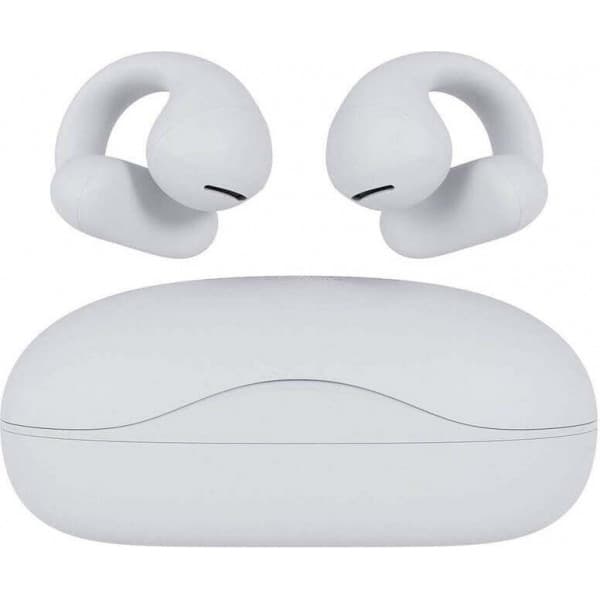Happy Plugs Clip trådlösa hörlurar, vit