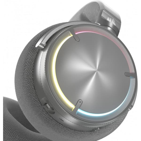 Corsair Virtuoso MAX Wireless hörlurar med mikrofon, silver