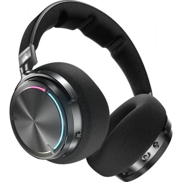 Corsair Virtuoso MAX Wireless hörlurar med mikrofon, svart/kolfiber