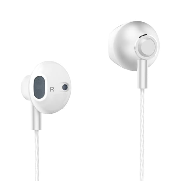Kruger&Matz B2 vita in-ear hörlurar med mikrofon