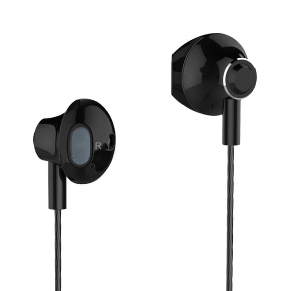 Kruger&Matz B2 sorte in-ear høretelefoner med mikrofon