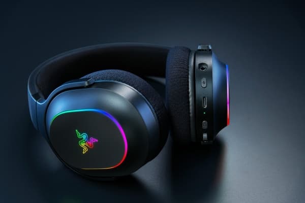 Razer Barracuda X - Hodesett - 7,1-kanals - full størrelse - Bluetooth / 2,4 GHz radiofrekvens - trådløs - svart
