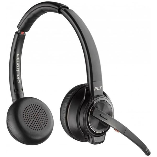 Hörlurar med Mikrofon Plantronics W8220-M Svart