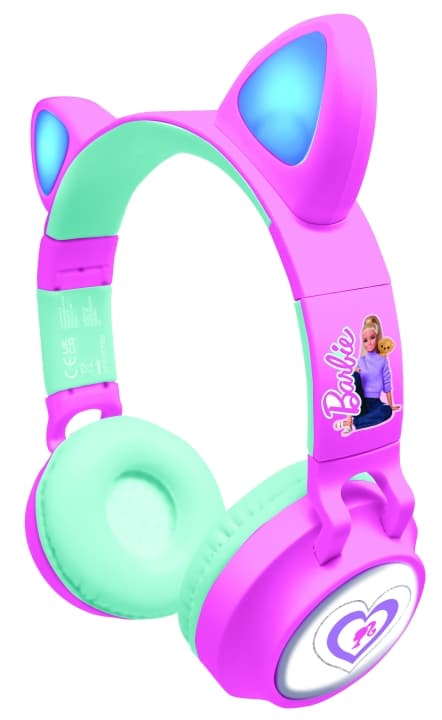 Lexibook Barbie Bluetooth-hovedtelefoner med lys (HPBTKTBB)