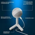 Miniatyrbillede 5 af 5: Mikrofon Logitech 988-000558 Hvid