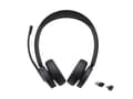 Miniatyrbild 3 av 5: Yealink BH70 Dual - Headset - på örat - Bluetooth - trådlös - USB-C via Bluetooth-adapter - svart - Certifierad för Microsoft-teams