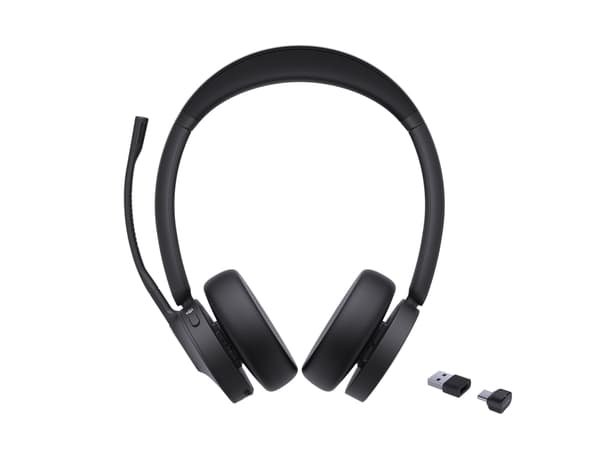Yealink BH70 Dual - Headset - på örat - Bluetooth - trådlös - USB-C via Bluetooth-adapter - svart - Certifierad för Microsoft-teams