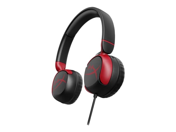 HyperX Cloud Mini - Headset - på örat - kabelansluten - aktiv brusradering - 3,5 mm kontakt - svart