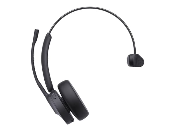 Yealink BH70 Mono - Hodesett - on-ear - Bluetooth - trådløs - USB-A via Bluetooth-adapter, USB-C via Bluetooth-adapter - svart - Optimert for UC