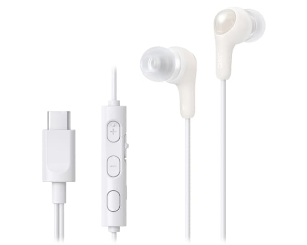 JVC HA-FR9UC, Kabel, 5 - 22000 hz, Samtal/musik, Headset, Vit