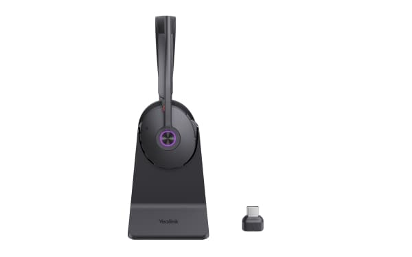 Yealink BH74 med stativ UC USB-C/A Headset, Trådlös, Kontor/callcenter, 162 g, Headset, Svart