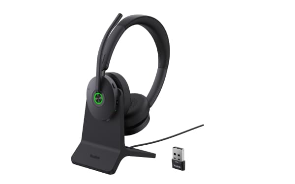 Yealink BH74 med stativ UC USB-C/A Headset, Trådlös, Kontor/callcenter, 162 g, Headset, Svart