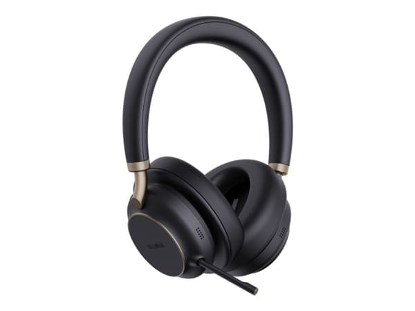 Yealink BH76 Plus - Hodesett - på øret / full størrelse - Bluetooth - trådløs - aktiv støydemping - USB-A via Bluetooth-adapter - svart - Certified f
