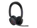 Miniatyrbild 3 av 5: Yealink BH74 UC USB-C/A Headset, Trådlös, Kontor/callcenter, 162 g, Headset, Svart