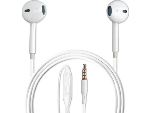 4smarts 4S468521, Headset, I öra, Calls/Music, Vit, Binaural, Uppspelning/Paus, Track <, Spår >, Volume +, Volume -