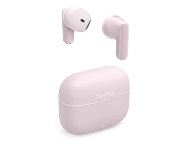 Hama Freedom Light II, True Wireless Stereo (TWS), Samtaler/musikk, Hodesett, Rosa