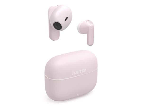 Hama Freedom Light II, True Wireless Stereo (TWS), Samtaler/musikk, Hodesett, Rosa