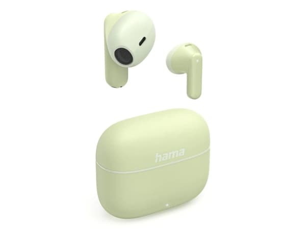 Hama Freedom Light II, True Wireless Stereo (TWS), Samtal/musik, Headset, Grön