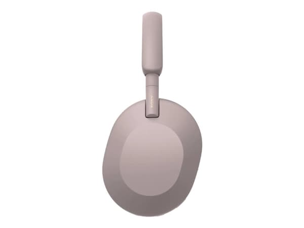 Sony WH-1000XM5 - Hodetelefoner med mikrofon - full størrelse - Bluetooth - trådløs, kablet - aktiv støydemping - 3,5 mm jakk - lydisolerende - smoky