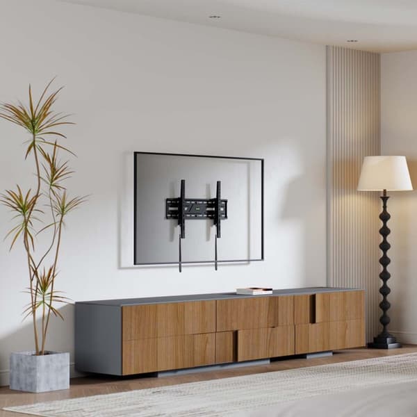 TV-holder Aisens WT86T-315 Sort Stål (1 enheder)