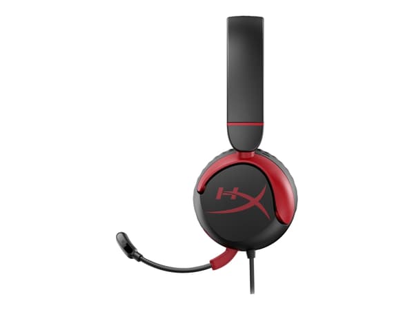 HyperX Cloud Mini - Headset - på örat - kabelansluten - aktiv brusradering - 3,5 mm kontakt - svart