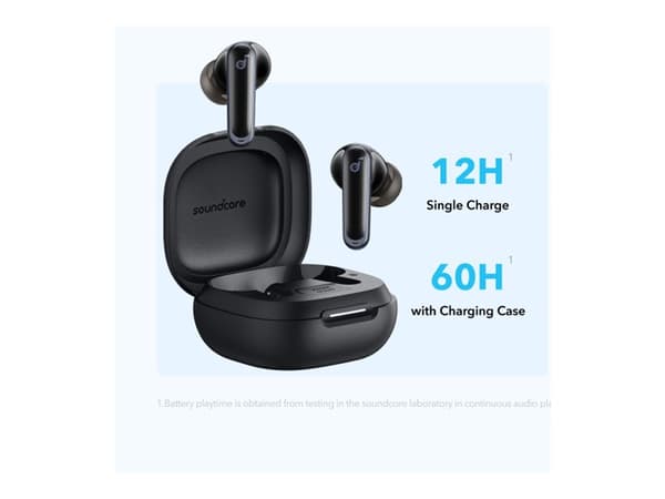 LANGATTOMAT KUULOKKEET SOUNDCORE P40I MUSTA