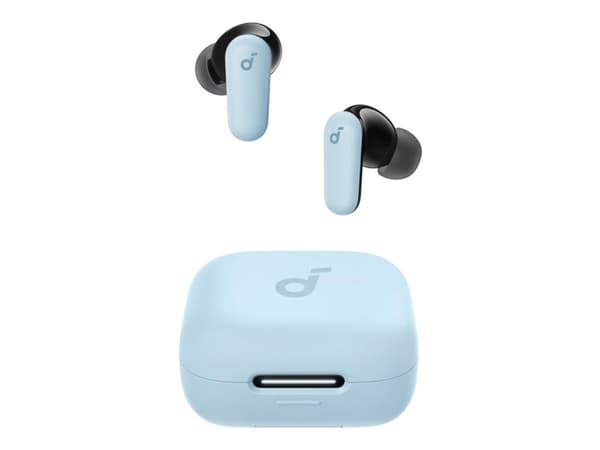 Soundcore P30i - True wireless-hörlurar med mikrofon - inuti örat - Bluetooth - aktiv brusradering - himmelsblå