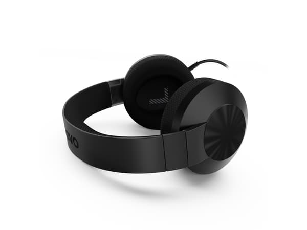 Lenovo H210 - Headset - fullstorlek - kabelansluten - 3,5 mm kontakt - svart