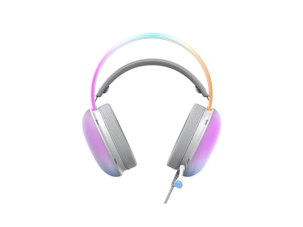 Havit 6939119064990, Ledningsført, Spil, 320 g, Hovedtelefoner, Hvid